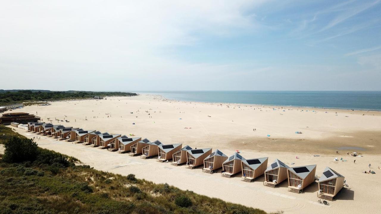 Breezand Beachhouses Vrouwenpolder Extérieur photo