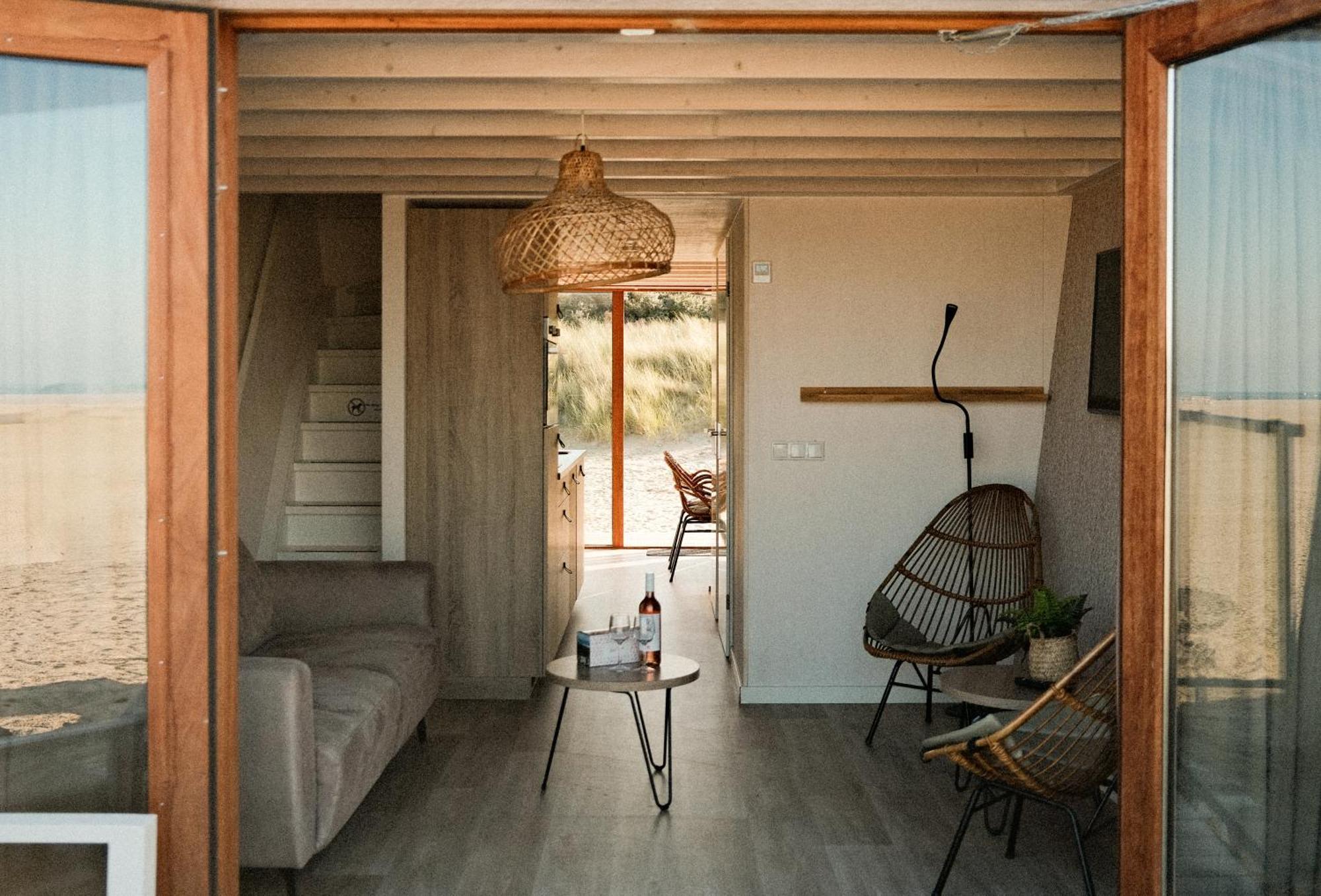 Breezand Beachhouses Vrouwenpolder Extérieur photo
